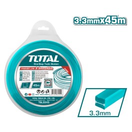 TOTAL TRIMMER LINE SQUARE 3.3mm - 45m TSL3345 TOTAL ΜΕΣΙΝΕΖΑ ΤΕΤΡΑΓΩΝΗ 3.3mm 45m TSL3345